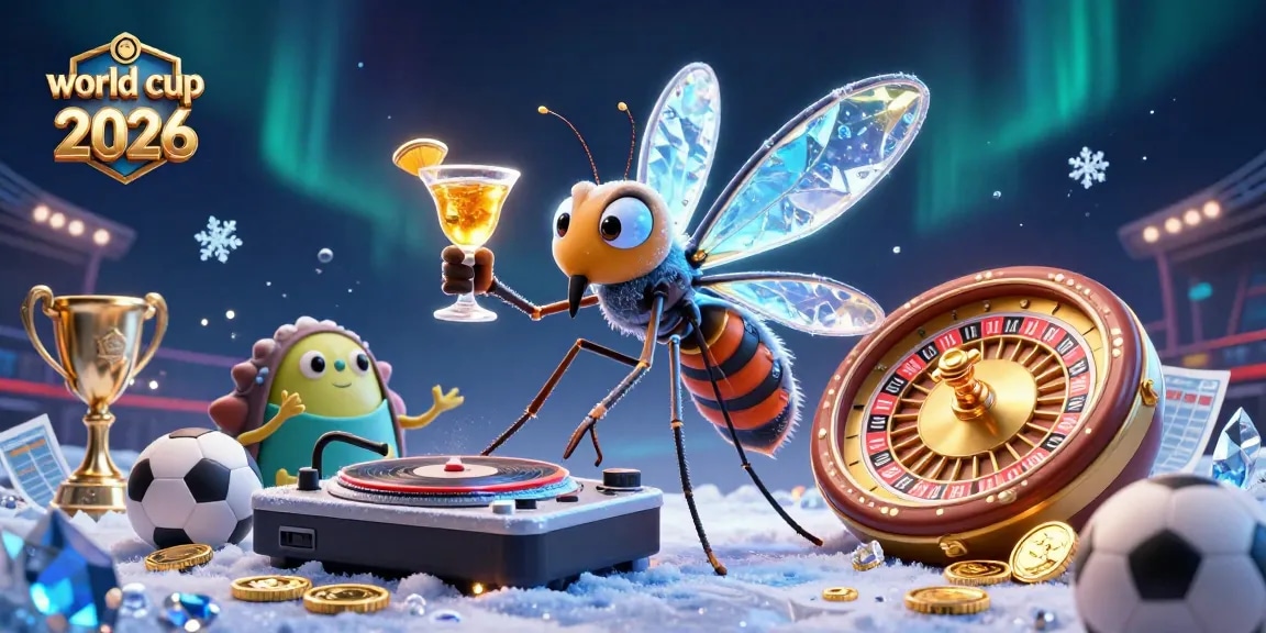 Bet on world cup 2026 matches with vibrant casino elements showcasing odds and trophies.
