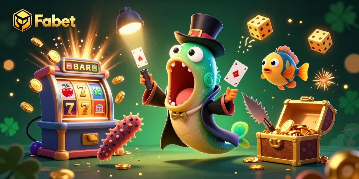 Experience thrilling card tricks with Fabet's entertaining sea creatures showcasing deep-sea magic.