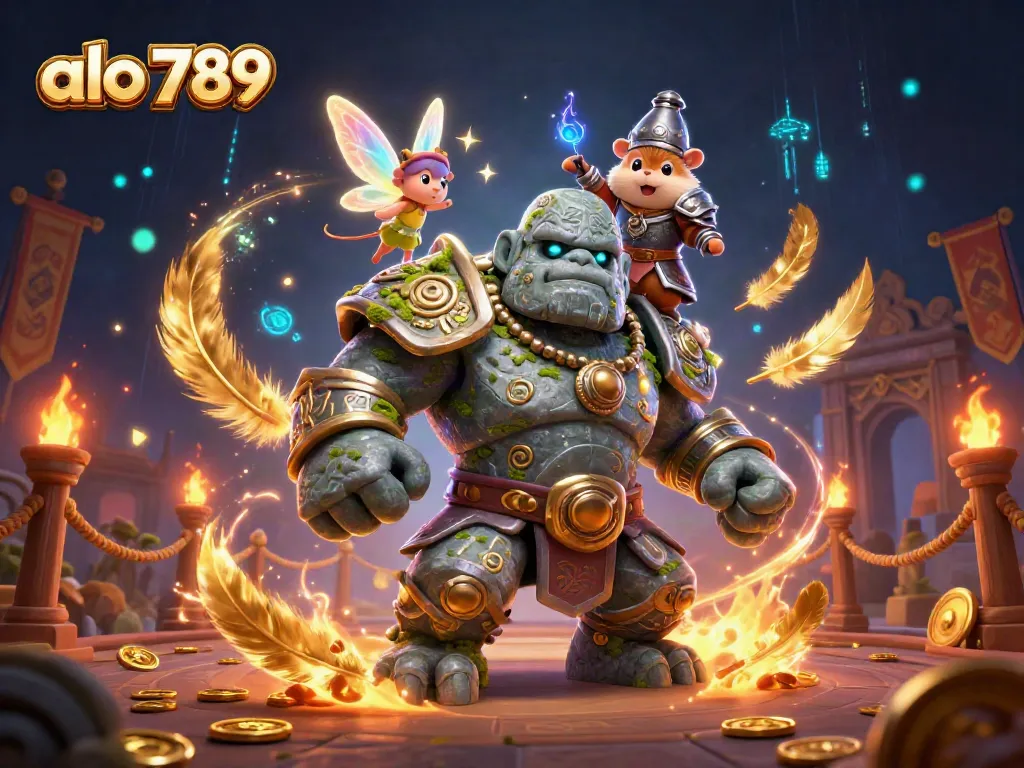 Engage with exciting games at alo 789, featuring magical characters and vibrant casino elements.