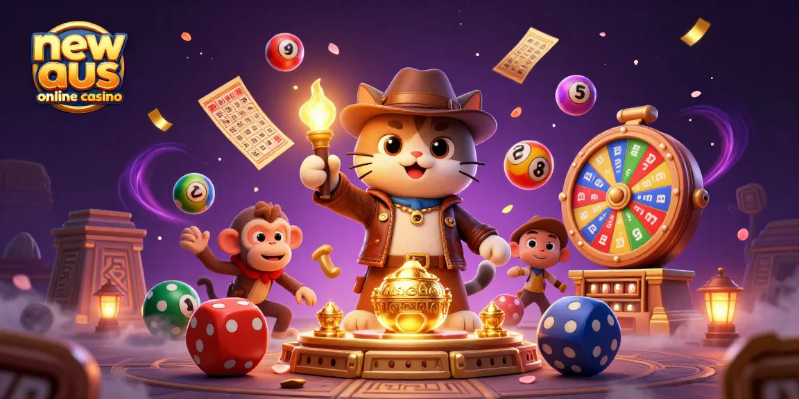 Experience the thrilling adventures at a new aus online casino with vibrant lottery elements and dynamic gameplay.